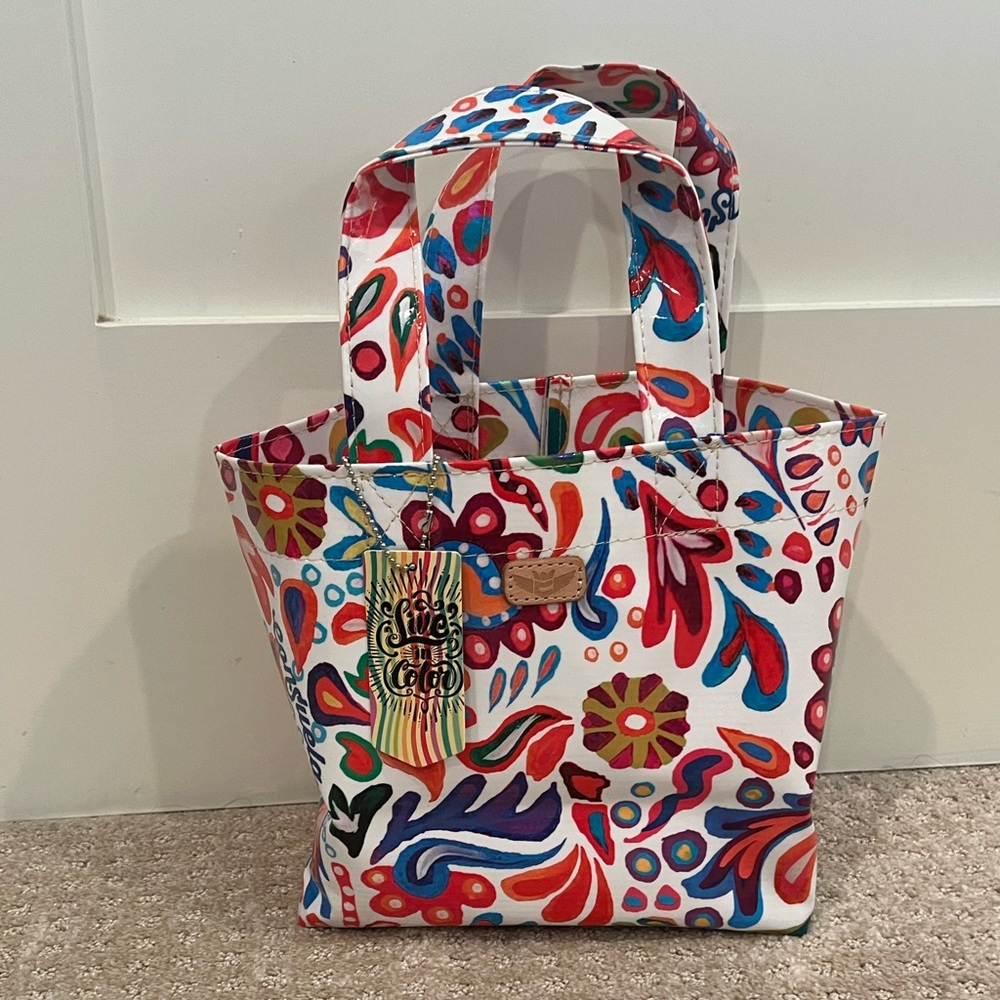 Consuela Grab ‘N’ Go Mini Legacy Tote White Swirly